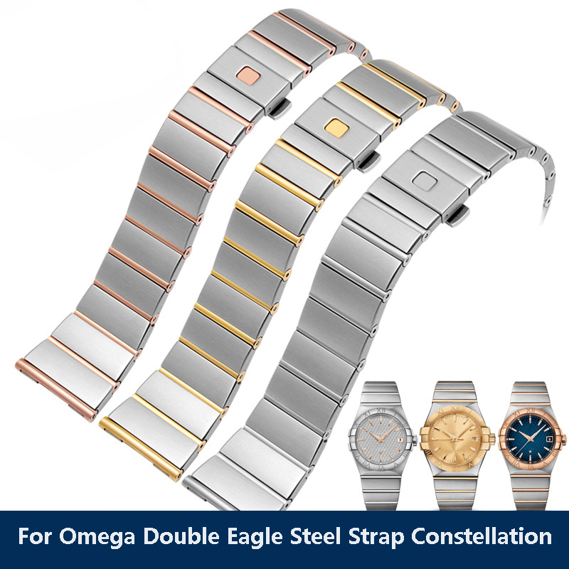 Omega Watch Constellation - سوار ساعة معدني من سلسلة كونستيليشن