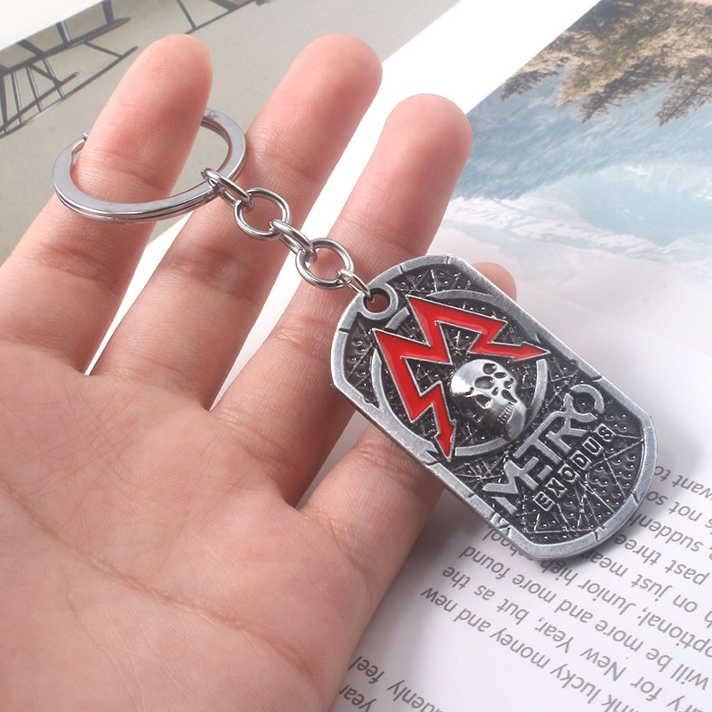 Mens Dog Tag Necklace - لعبة مترو الخروج 2033 قلادة المعلقات