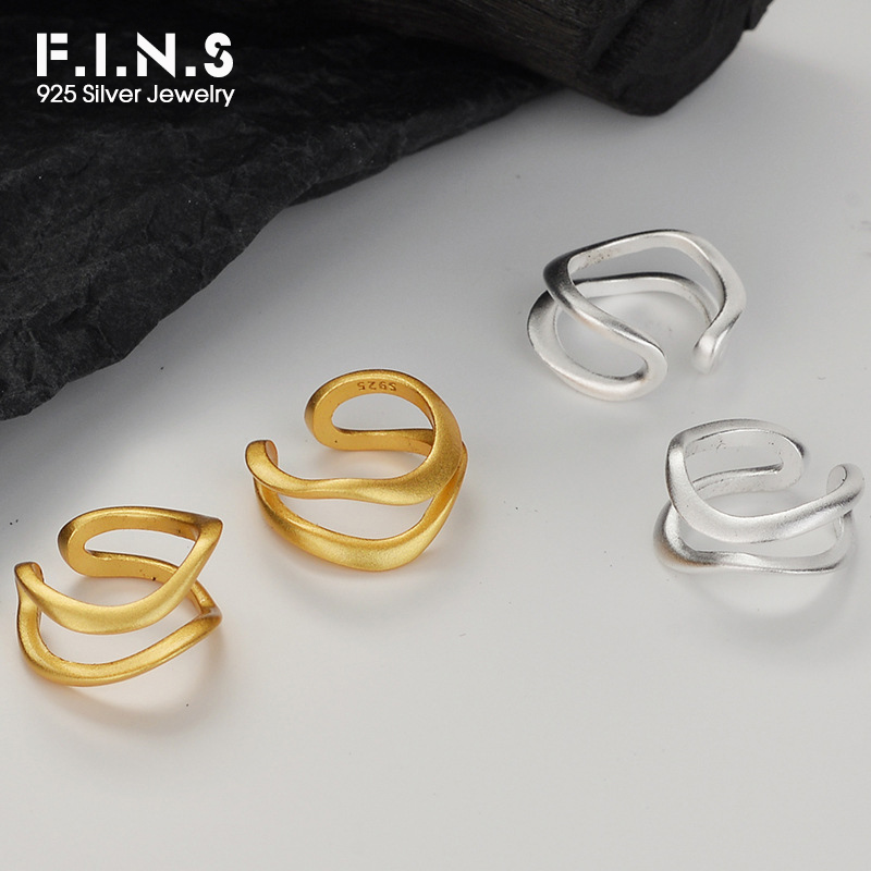 Ear Cuff No Piercing - F.I.N.S 1 قطعة الأصلي غير النظامية