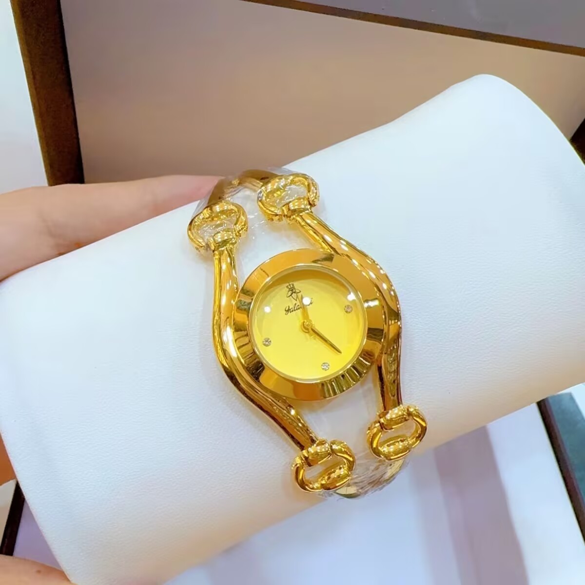 Jewelry With Watches - ساعة فرنسية جديدة مطلية بالذهب عيار