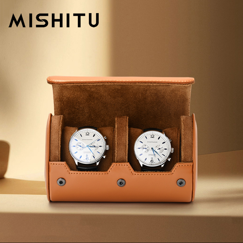 Jewelry With Watches - MISHITU 1/2/3-فتحة تخزين ساعات اليد لفة
