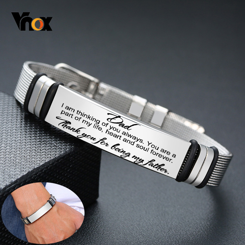 Jewelry Clasp Watches - أساور Vnox للرجال من الفولاذ المقاوم
