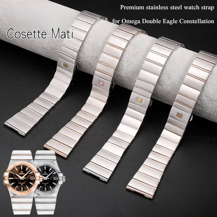 Omega Watch Constellation - حزام من الفولاذ المقاوم للصدأ لساعة