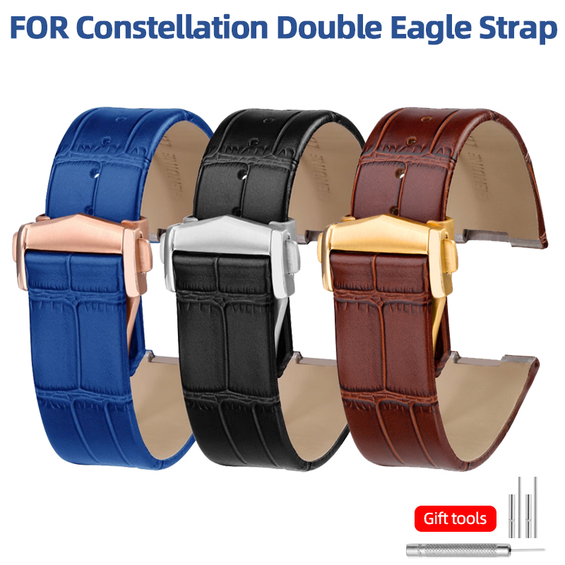 Omega Watch Constellation - ل أوميغا كوكبة حزام من الجلد