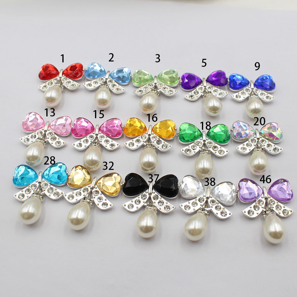 Diamond Stud Earrings - المبيعات المباشرة لـ 5 قطع/مجموعة فيونكة