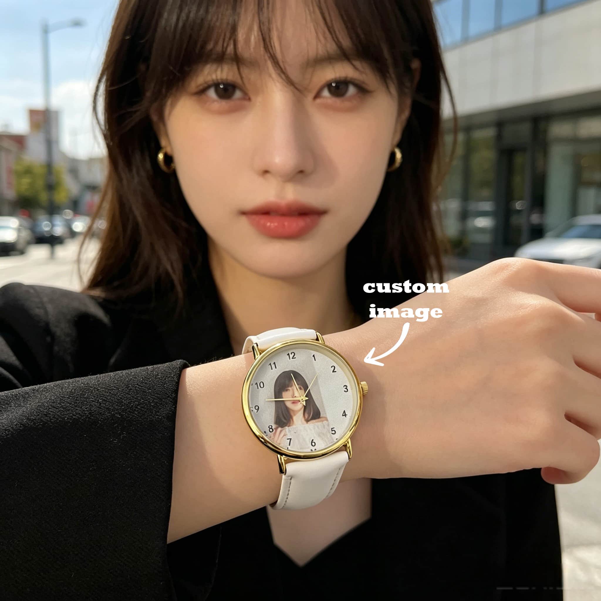 Jewelry Watches Women - ساعة نسائية مخصصة مع صورة ونص