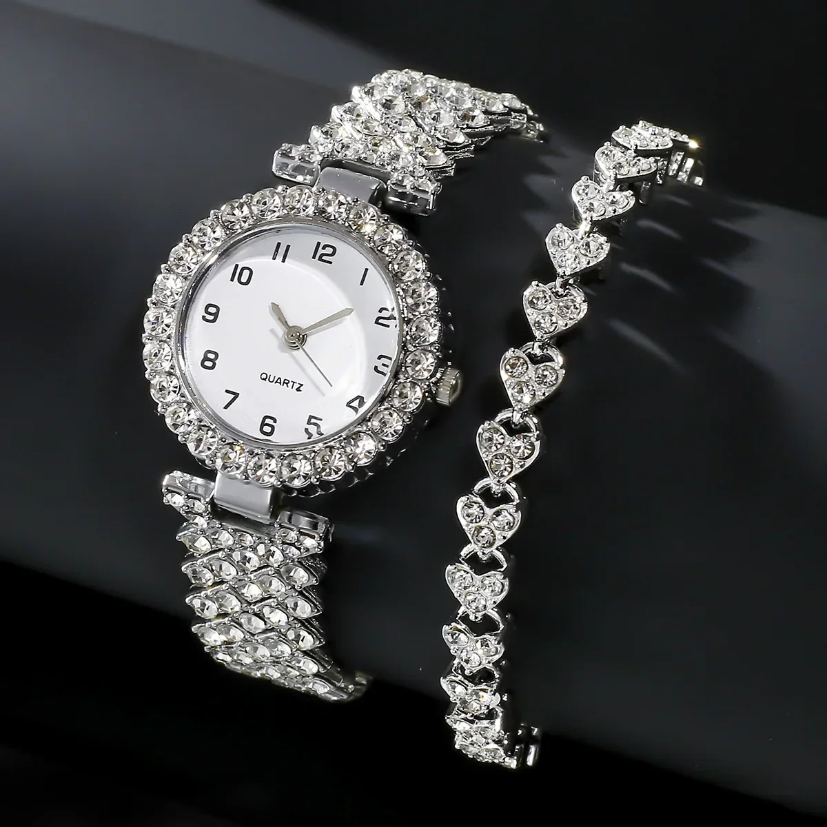 Jewelry Watches Women - 1 قطعة/2 قطعة مجموعة ساعات نسائية