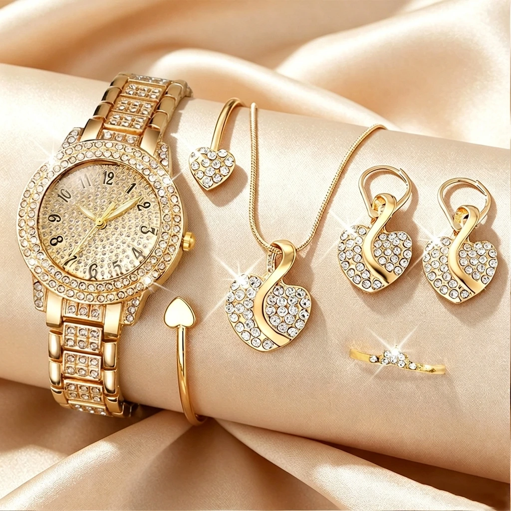 Jewelry Clasp Watches - 6 قطع من ساعات اليد النسائية