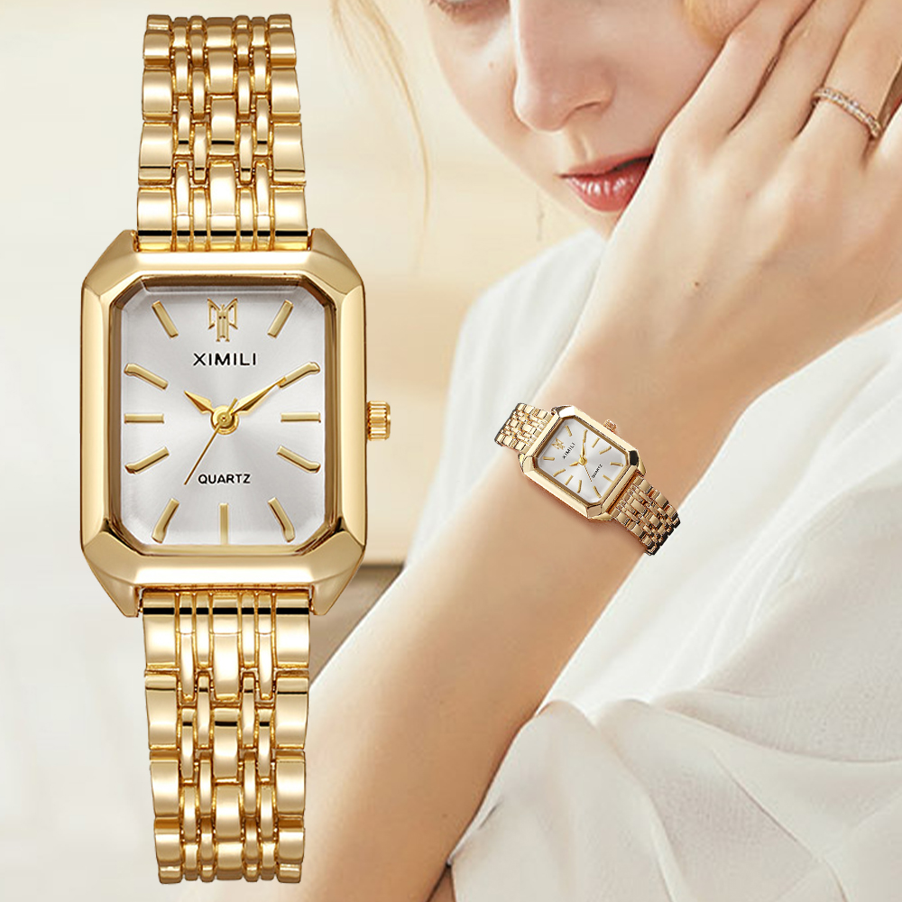 Jewelry Watches Women - ساعات نسائية فاخرة موضة مستطيلة السيدات