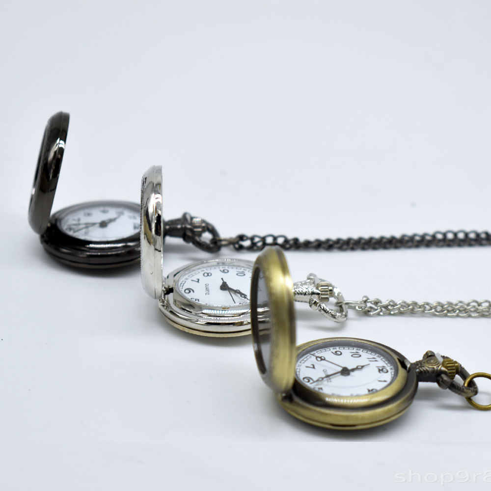 قلادة ساعة جيب معدنية عتيقة مخ - مراجعة Jewelry With Watches وسعره