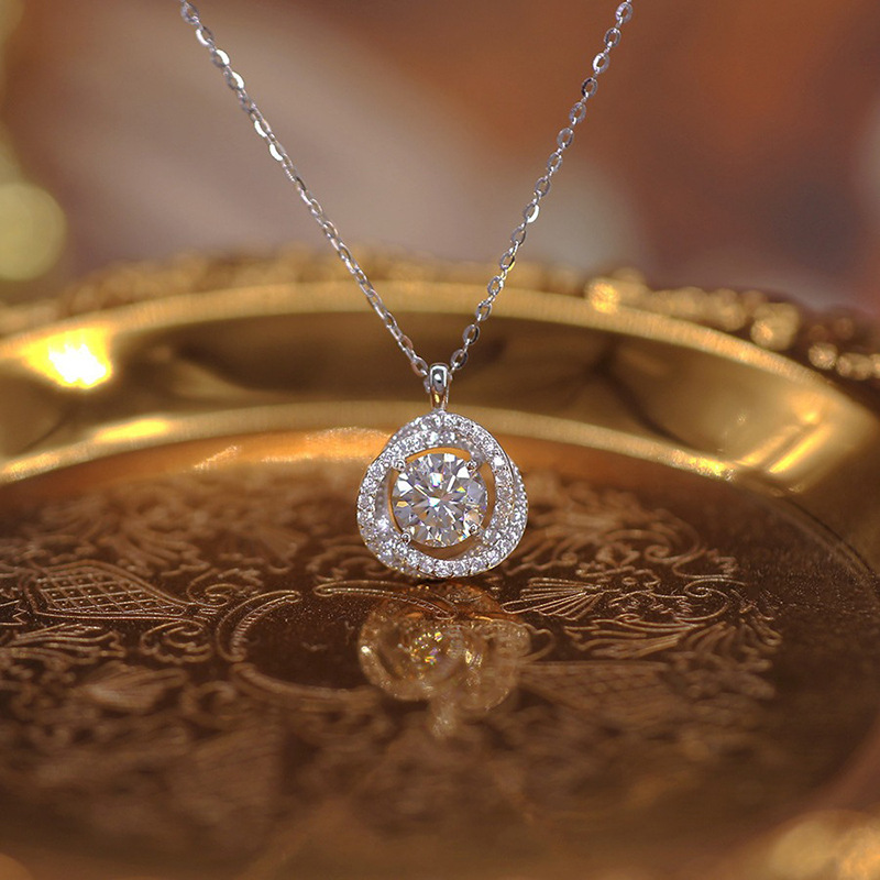 925 فضة مجوهرات رائعة كريستال  - مراجعة Crystal Choker Necklace وسعره