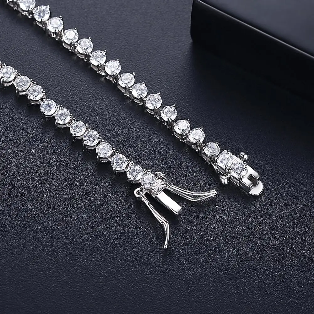 فاخر مصمم 7 مللي متر مثلج خارج - مراجعة Crystal Choker Necklace وسعره