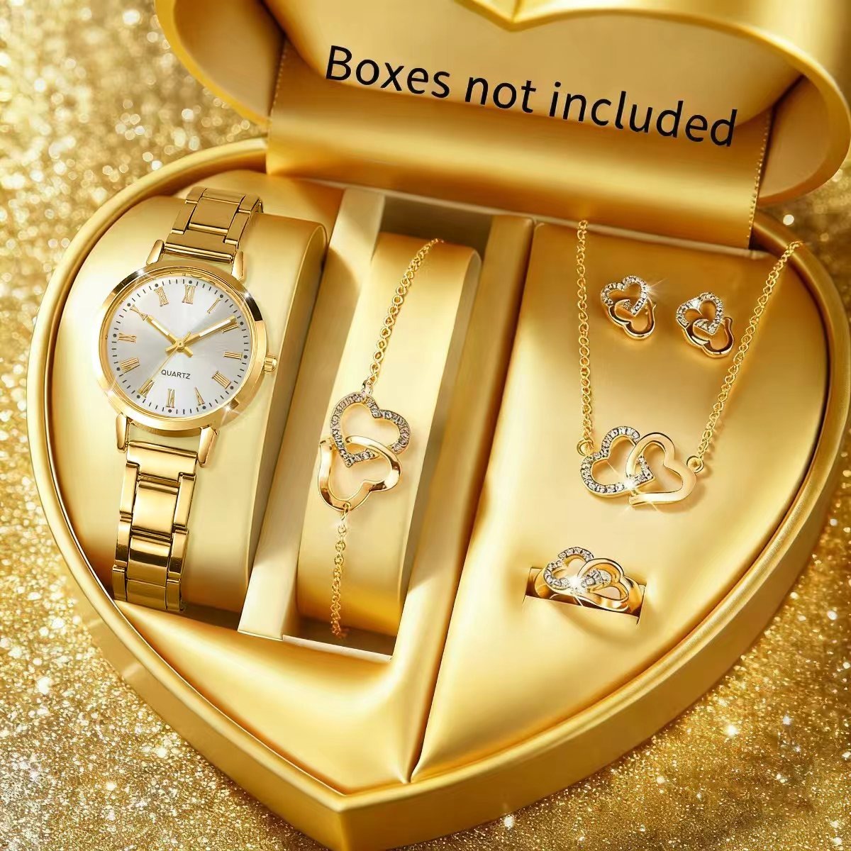 6 قطع من ساعات الكوارتز النسائ - مراجعة Jewelry Clasp Watches وسعره