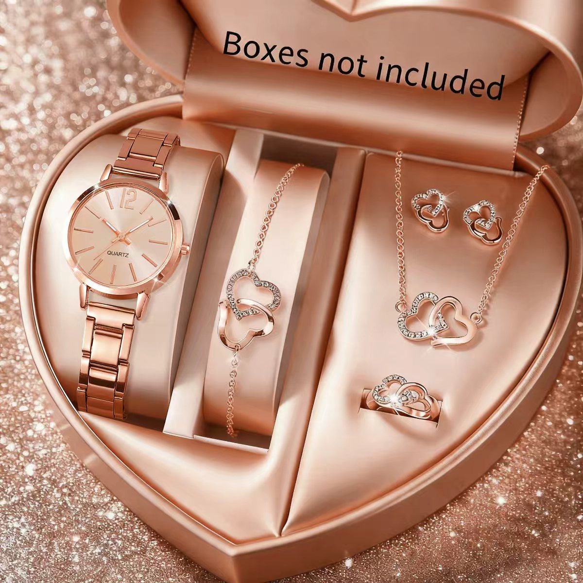 6 قطع من ساعات الكوارتز النسائ - مراجعة Jewelry Clasp Watches وسعره