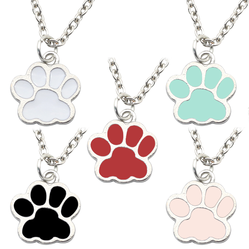 موضة الكلب باو القط البصمة قلا - مراجعة Mens Dog Tag Necklace وسعره