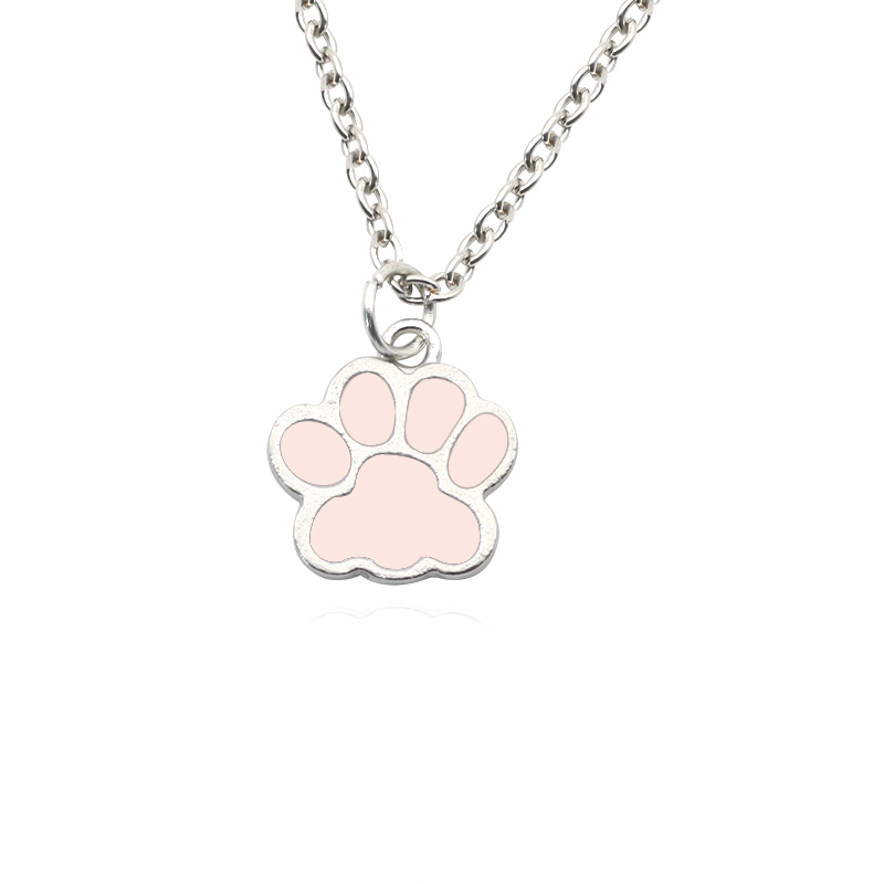 موضة الكلب باو القط البصمة قلا - مراجعة Mens Dog Tag Necklace وسعره