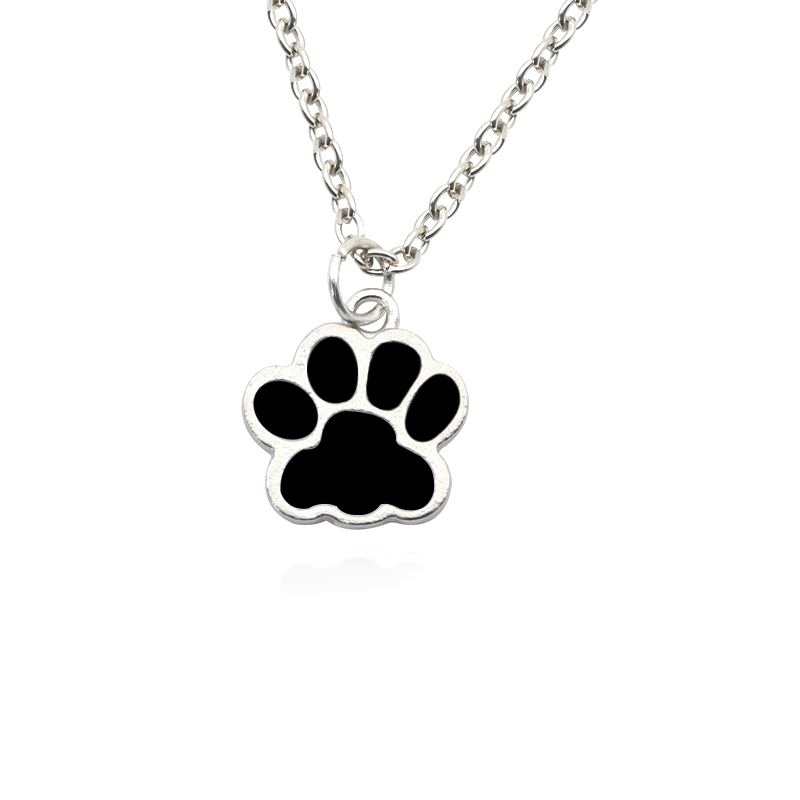 موضة الكلب باو القط البصمة قلا - مراجعة Mens Dog Tag Necklace وسعره