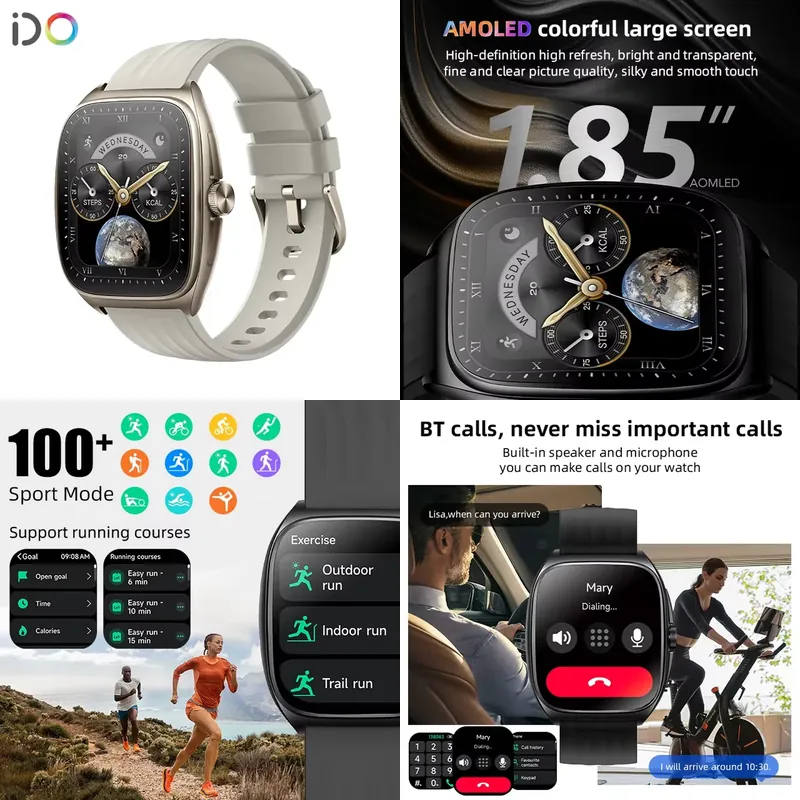 ساعة ذكية رجالية أنيقة 2025 بش - مراجعة Smartwatch وسعره