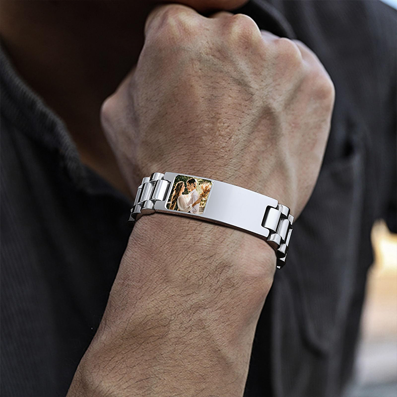 صورة مخصصة نص سوار حزام (استيك - مراجعة Jewelry Clasp Watches وسعره