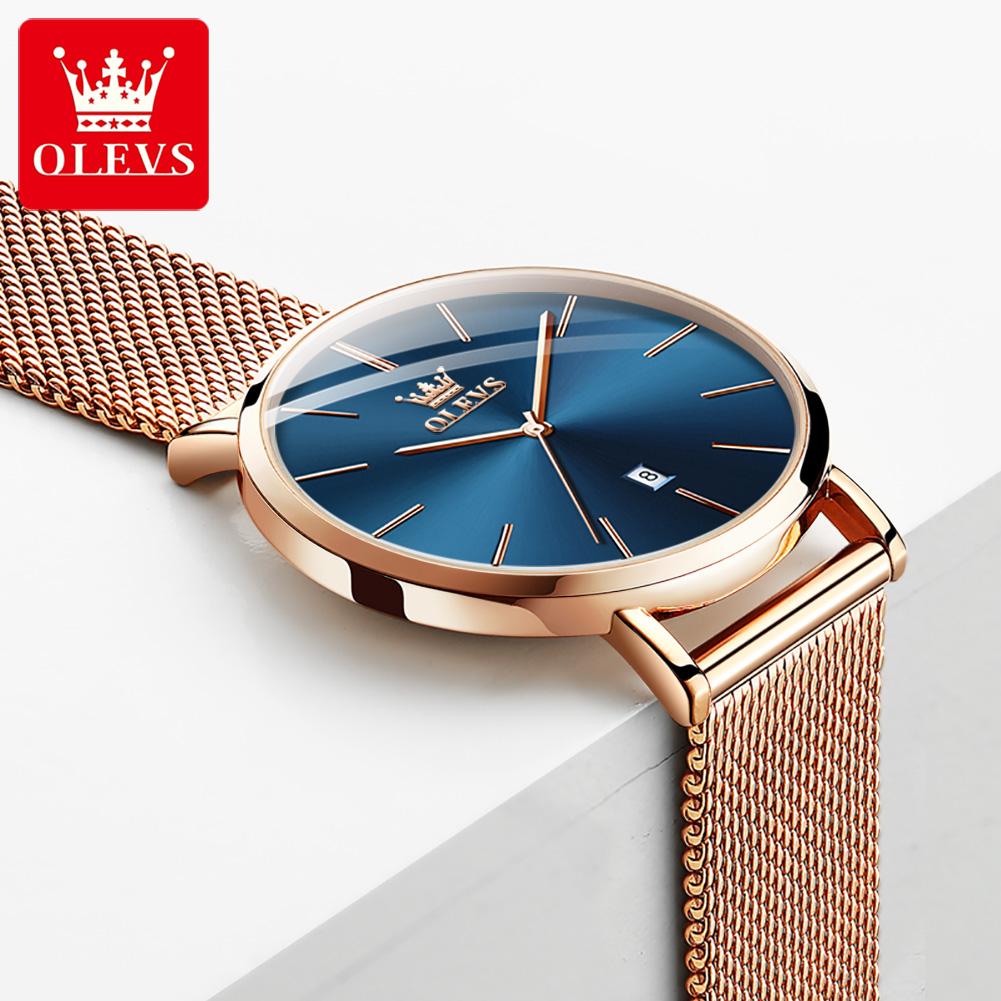 OLEVS ساعة نسائية 5869 أنيقة م - مراجعة Jewelry With Watches وسعره
