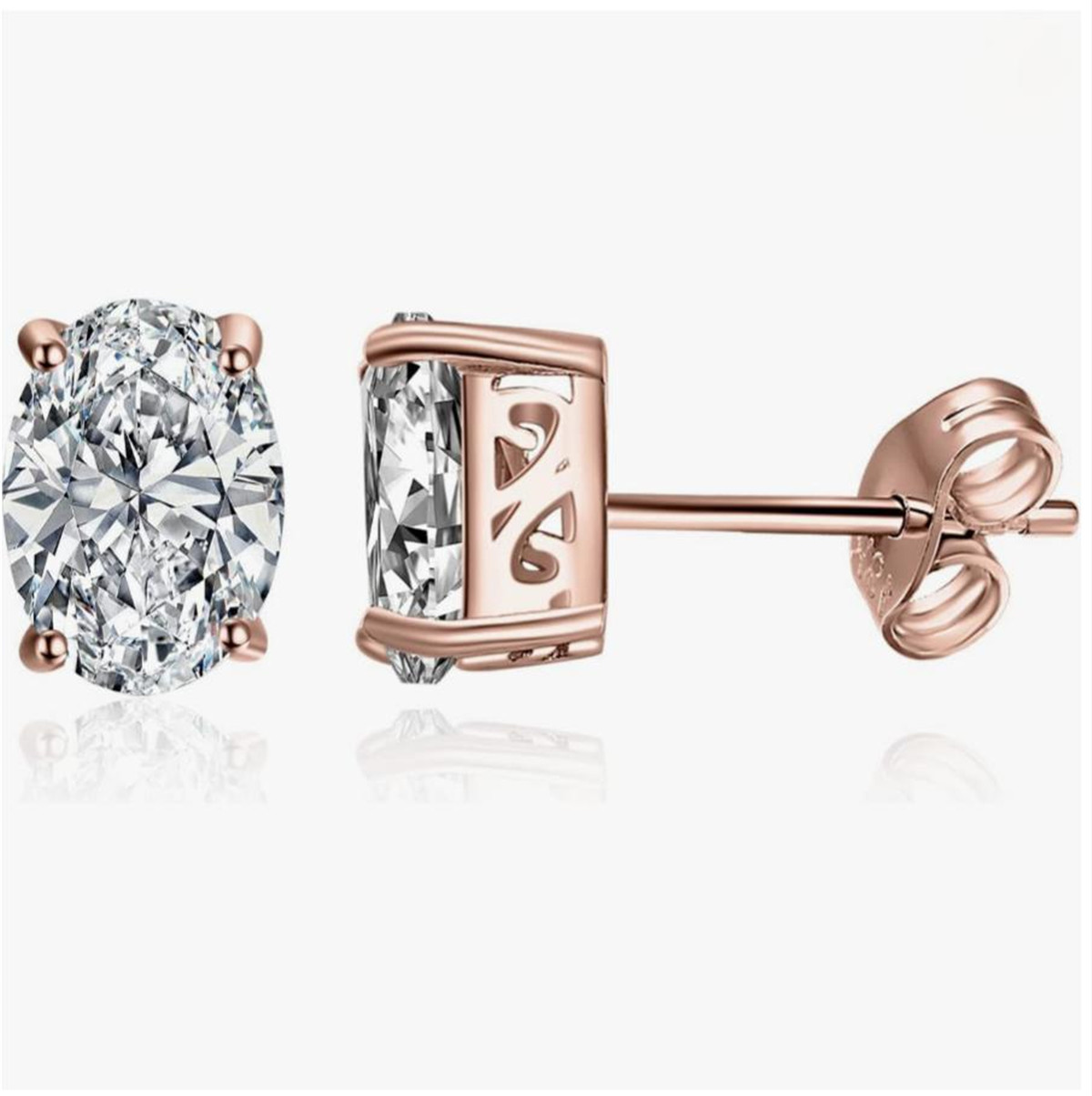 14K الذهب المادي الذهب الحقيقي - مراجعة Diamond Stud Earrings وسعره