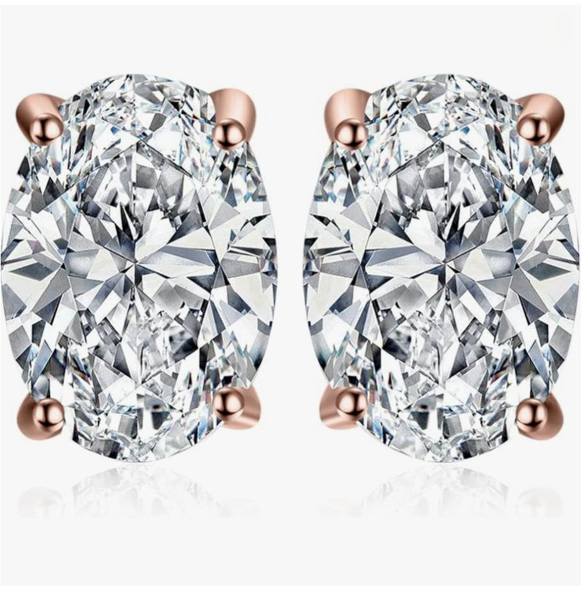 14K الذهب المادي الذهب الحقيقي - مراجعة Diamond Stud Earrings وسعره