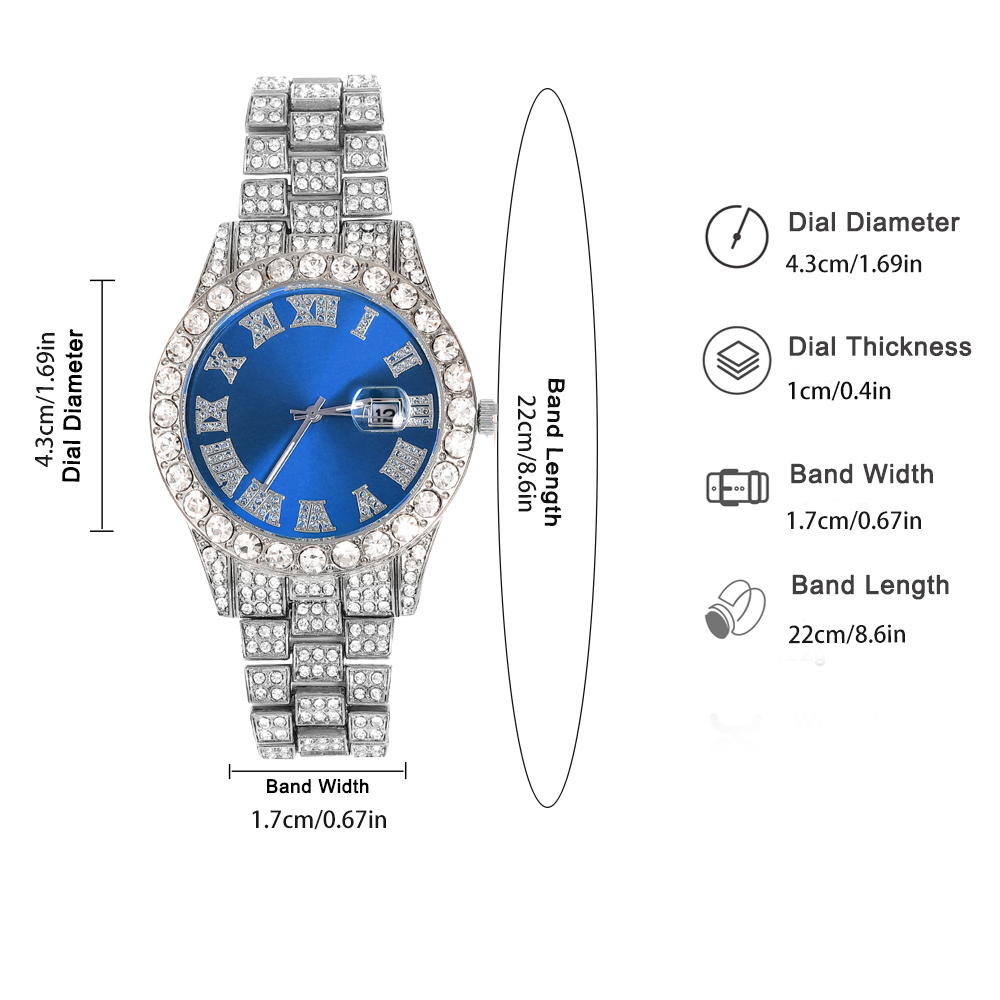 3 قطعة طقم مجوهرات ساعة الهيب  - مراجعة Jewelry Clasp Watches وسعره