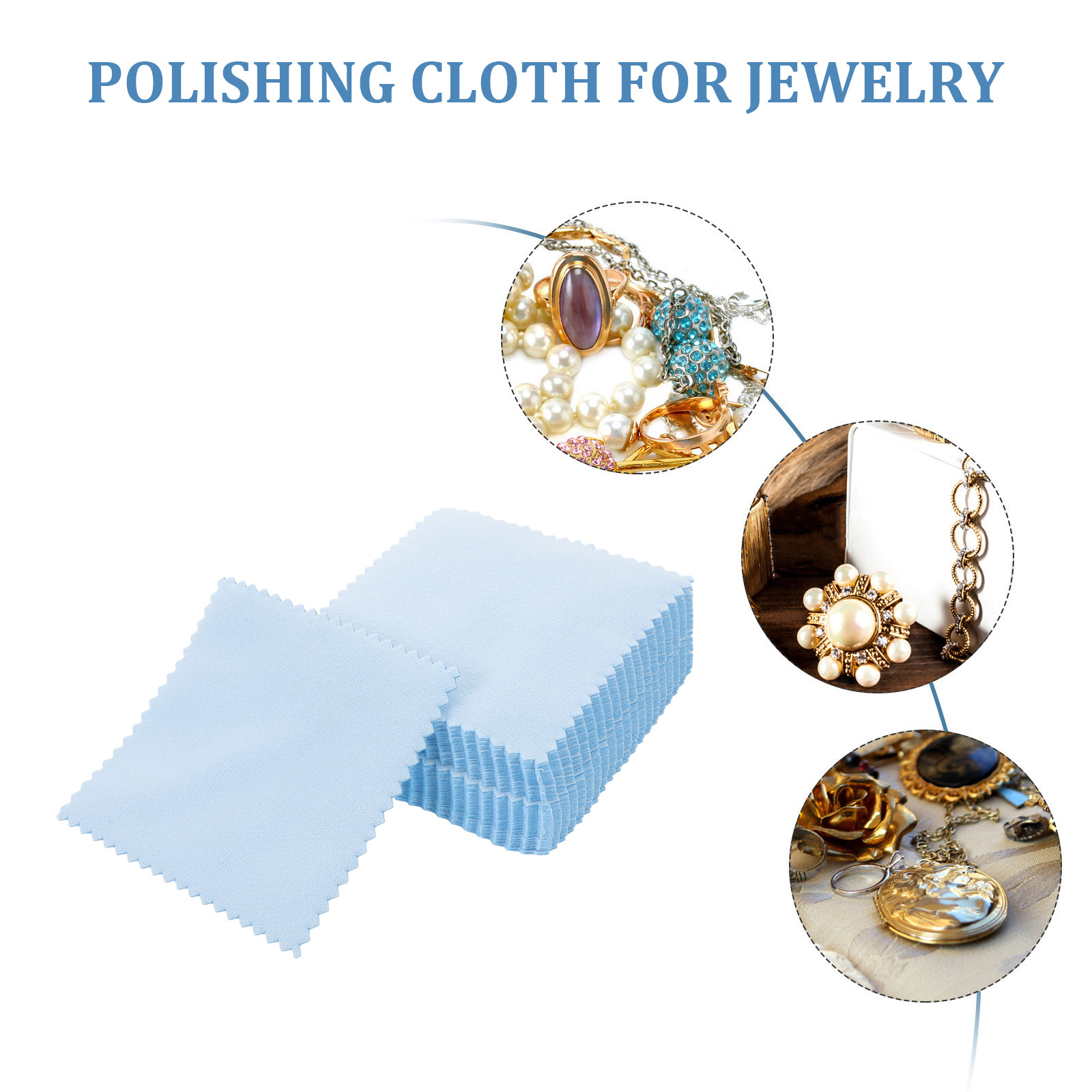 قطعتان من قماش تلميع الفضة 8×8 - مراجعة Jewelry With Watches وسعره