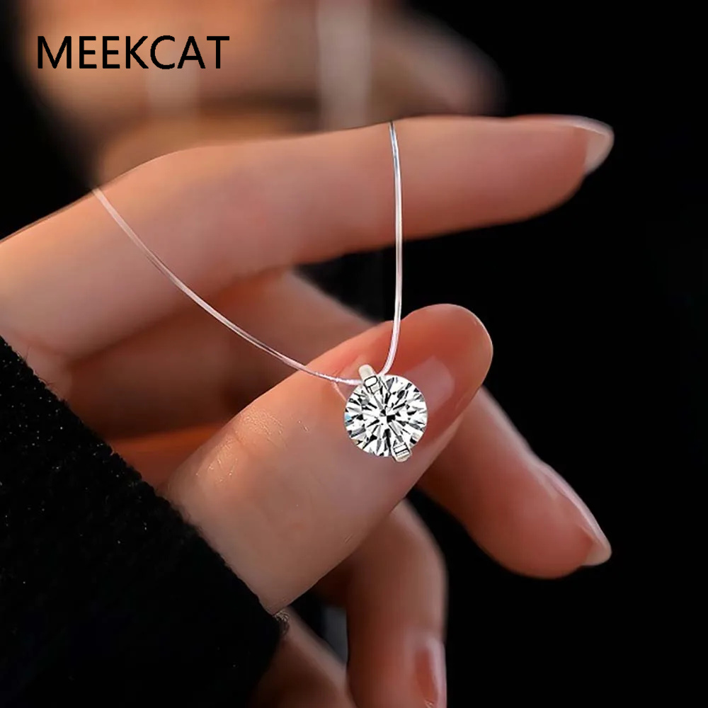 قلادة موسانيت 0.5-5 قيراط للنس - مراجعة Crystal Choker Necklace وسعره