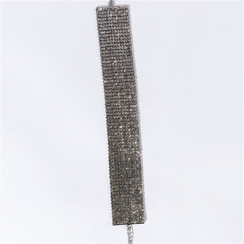 قلادة للنساء كريستال قلادة الم - مراجعة Crystal Choker Necklace وسعره