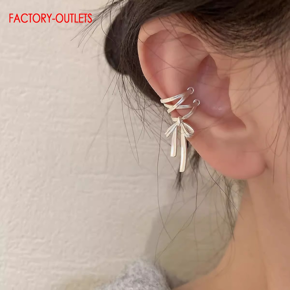 حقيقي 925 فضة الأذن الكفة دون  - مراجعة Ear Cuff No Piercing وسعره