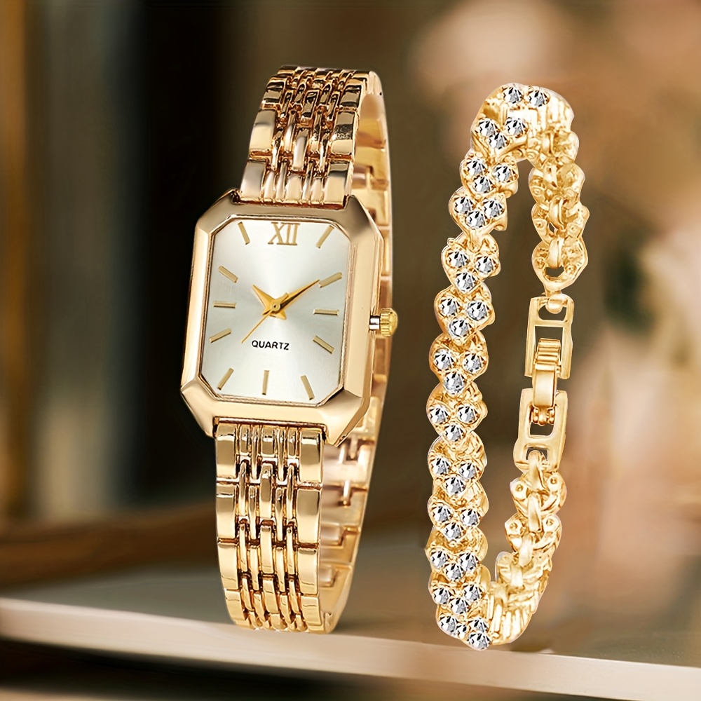 قطعتان من ساعات اليد النسائية  - مراجعة Jewelry Watches Women وسعره