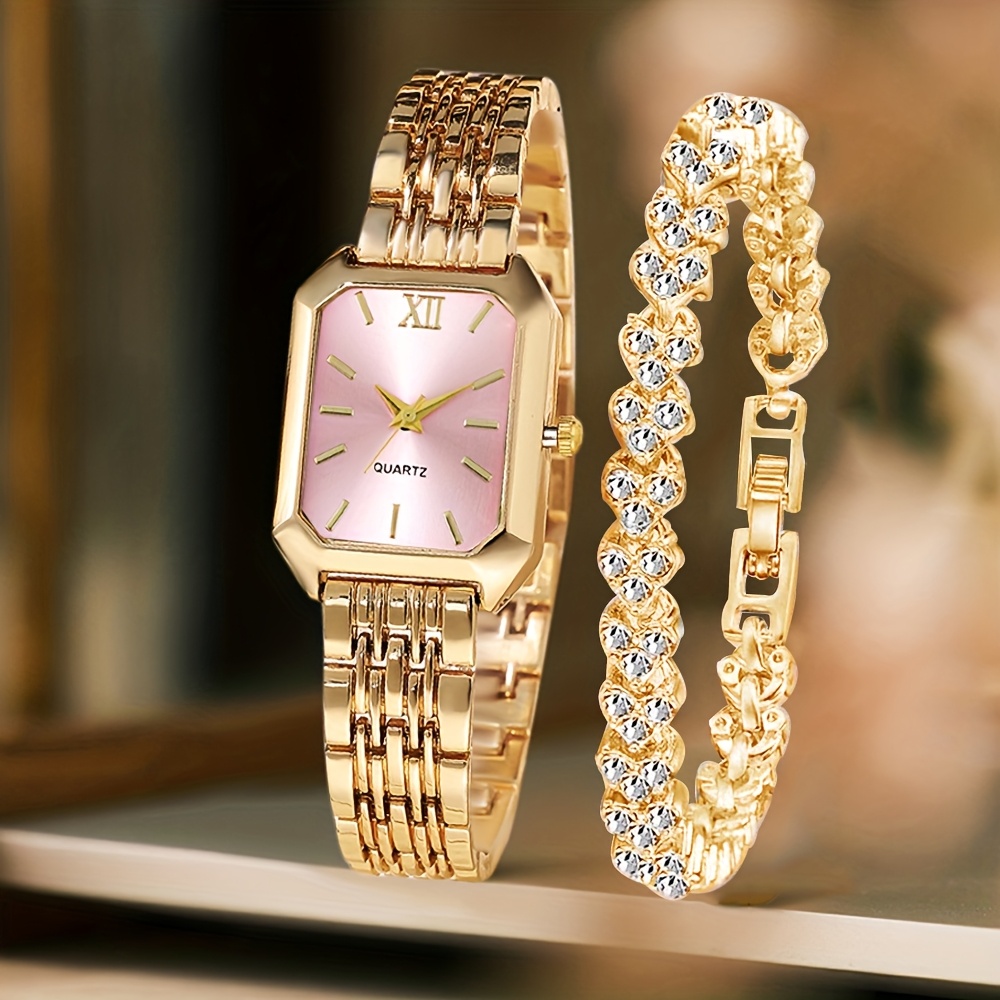 قطعتان من ساعات اليد النسائية  - مراجعة Jewelry Watches Women وسعره