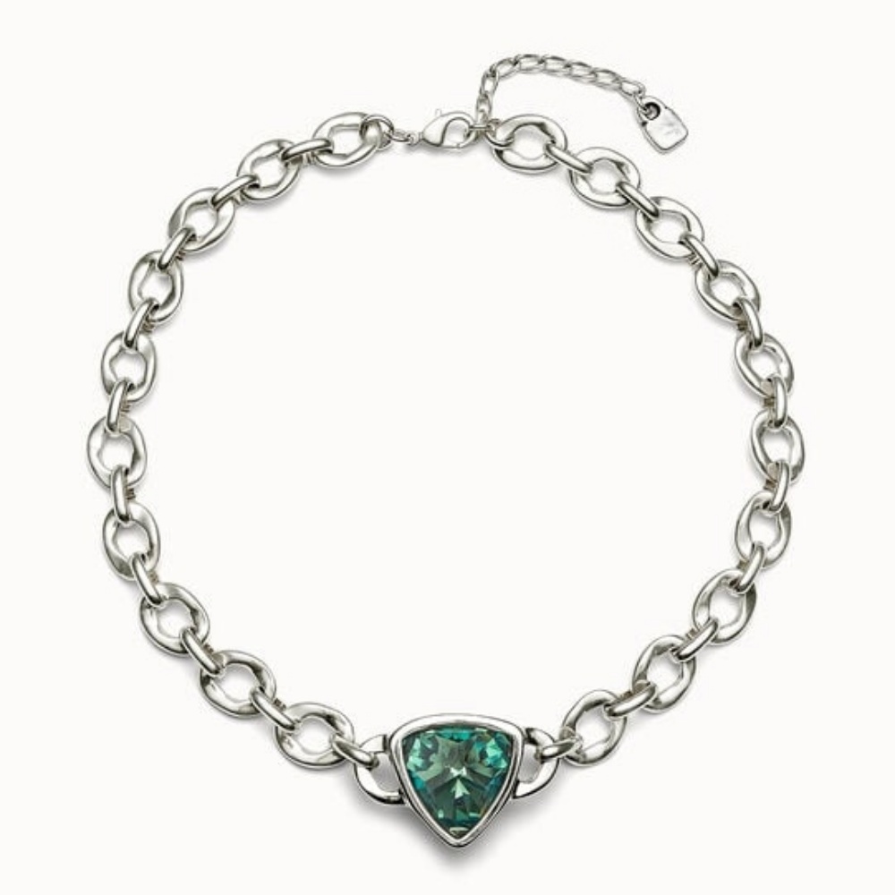 قلادة كريستال خضراء ممتازة لخر - مراجعة Crystal Choker Necklace وسعره