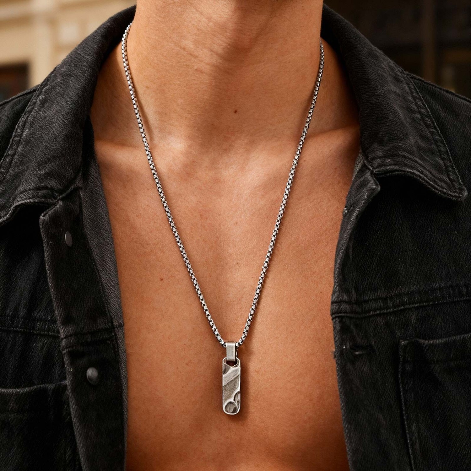 قلادات قلادة Dogtag الصغيرة لل - مراجعة Mens Dog Tag Necklace وسعره