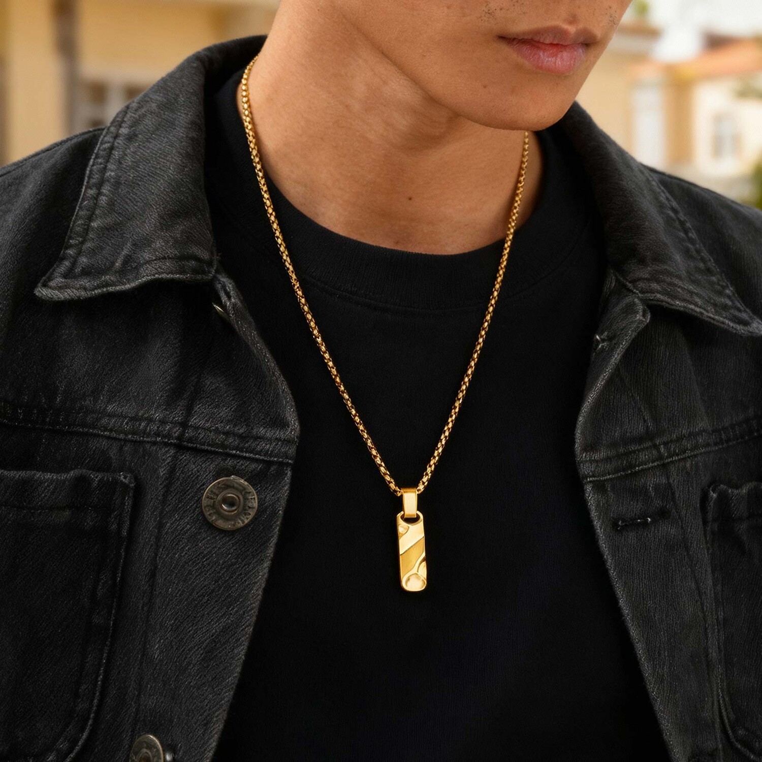 قلادات قلادة Dogtag الصغيرة لل - مراجعة Mens Dog Tag Necklace وسعره