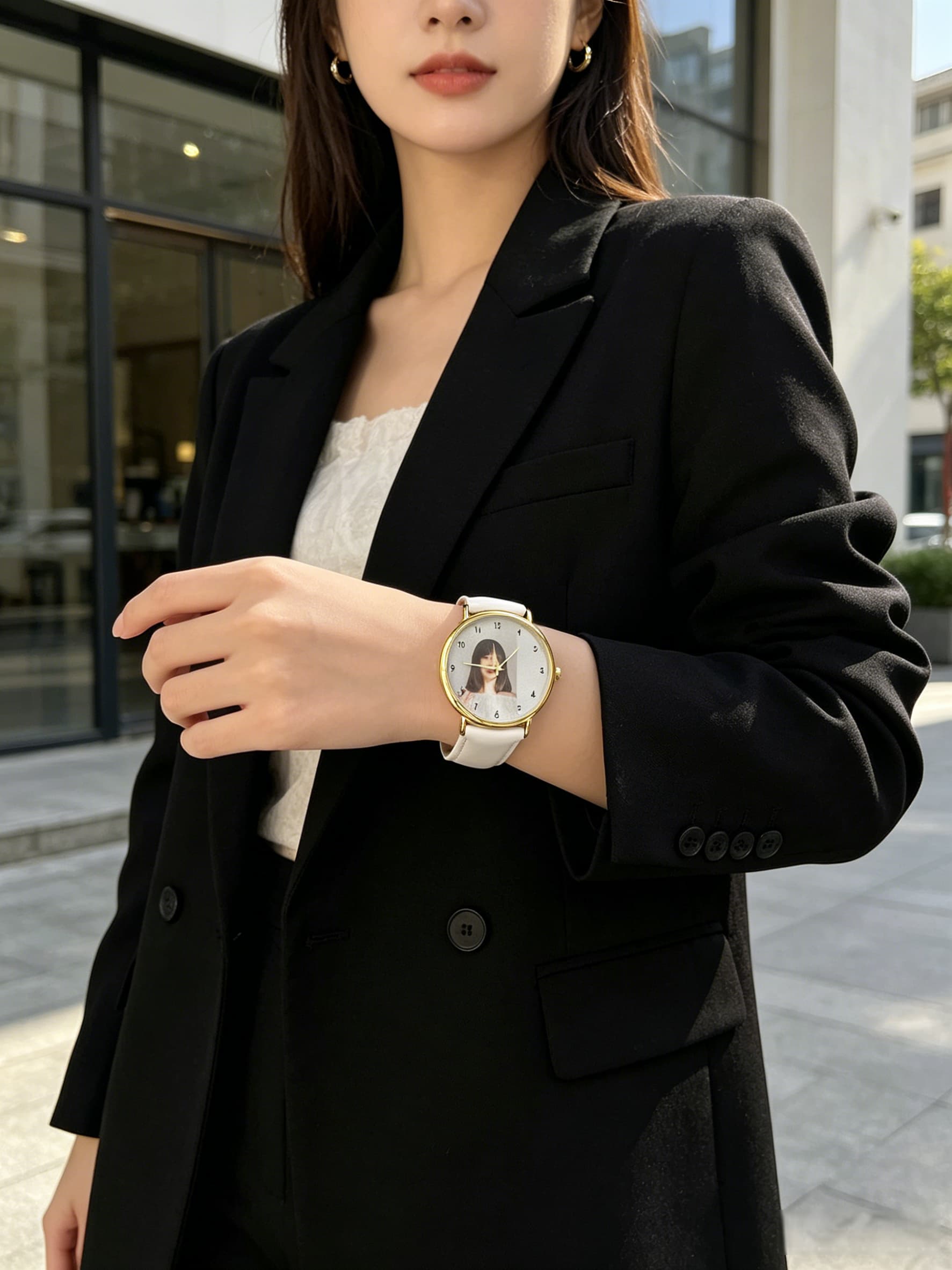 ساعة نسائية مخصصة مع صورة ونص  - مراجعة Jewelry Watches Women وسعره