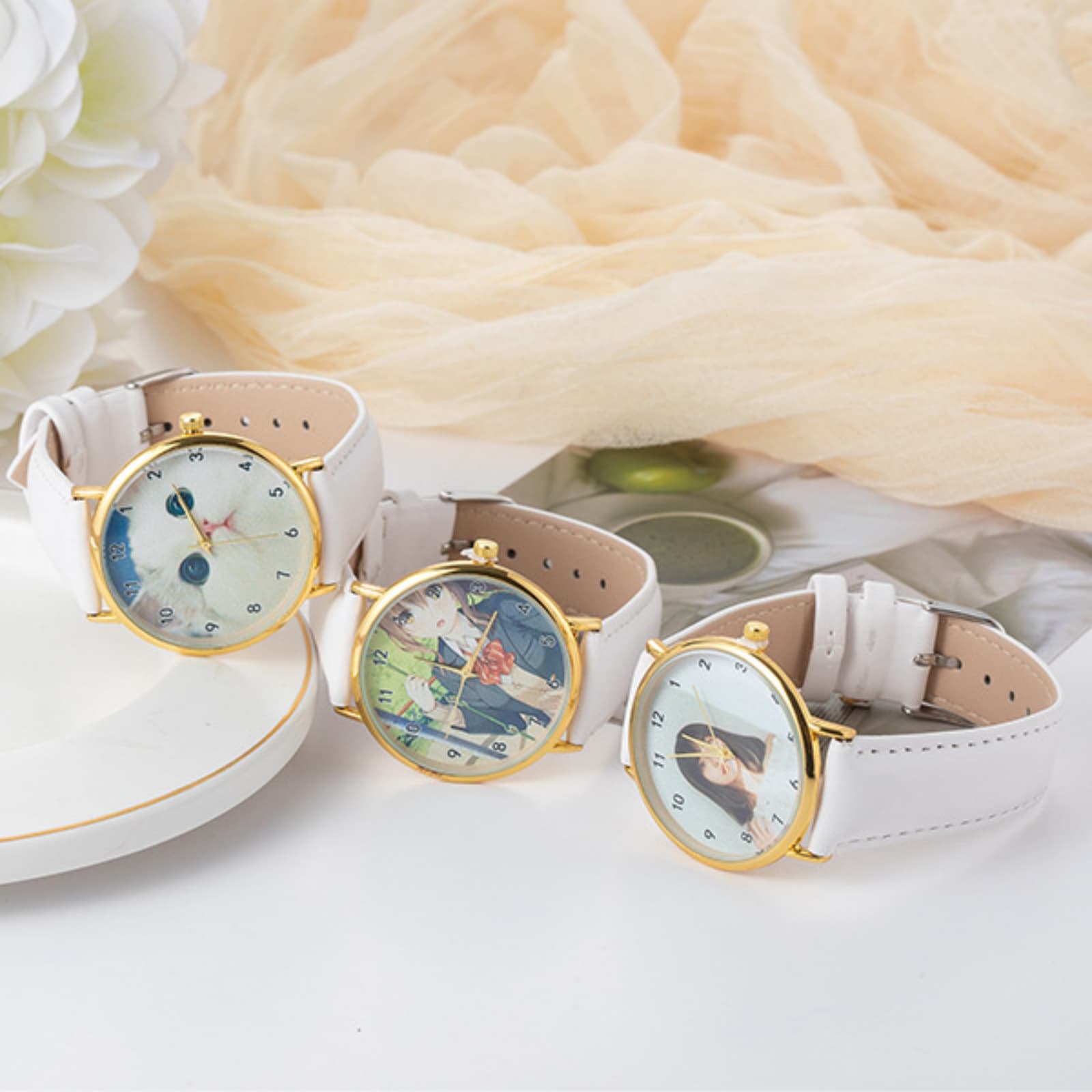 ساعة نسائية مخصصة مع صورة ونص  - مراجعة Jewelry Watches Women وسعره