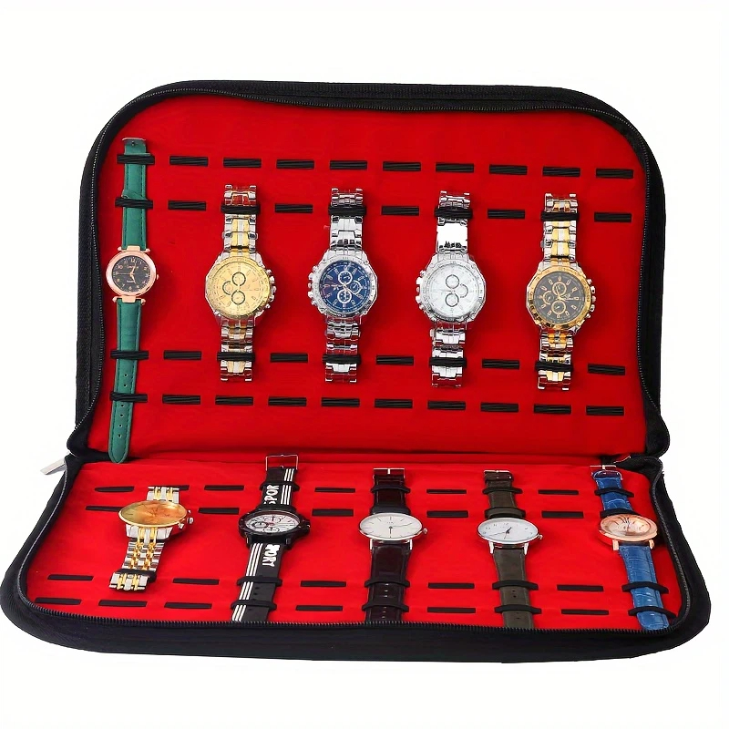 حقيبة تخزين ساعات بـ 20 فتحة،  - مراجعة Jewelry With Watches وسعره