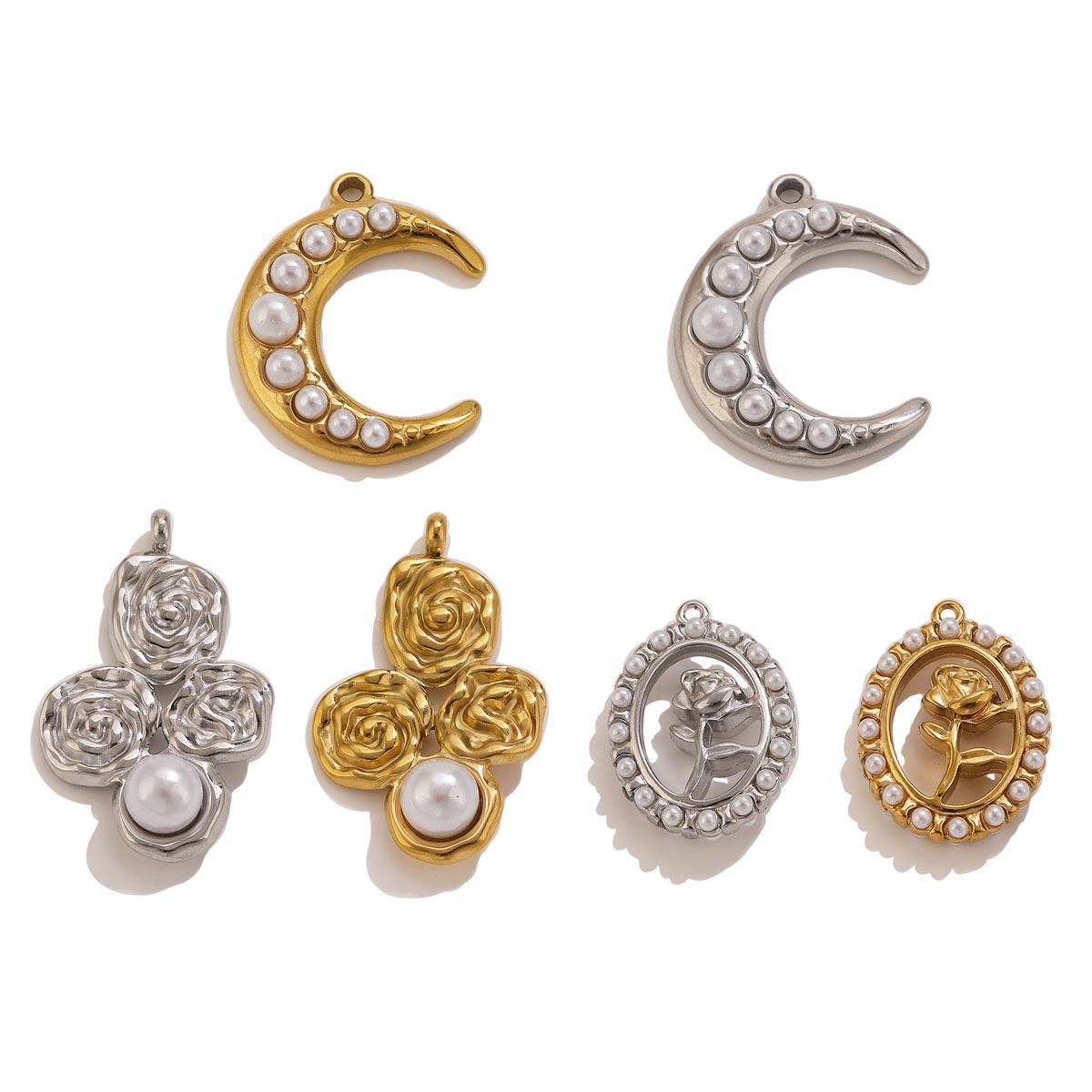 5 قطع من الفولاذ المقاوم للصدأ - مراجعة Moon Star Earrings وسعره
