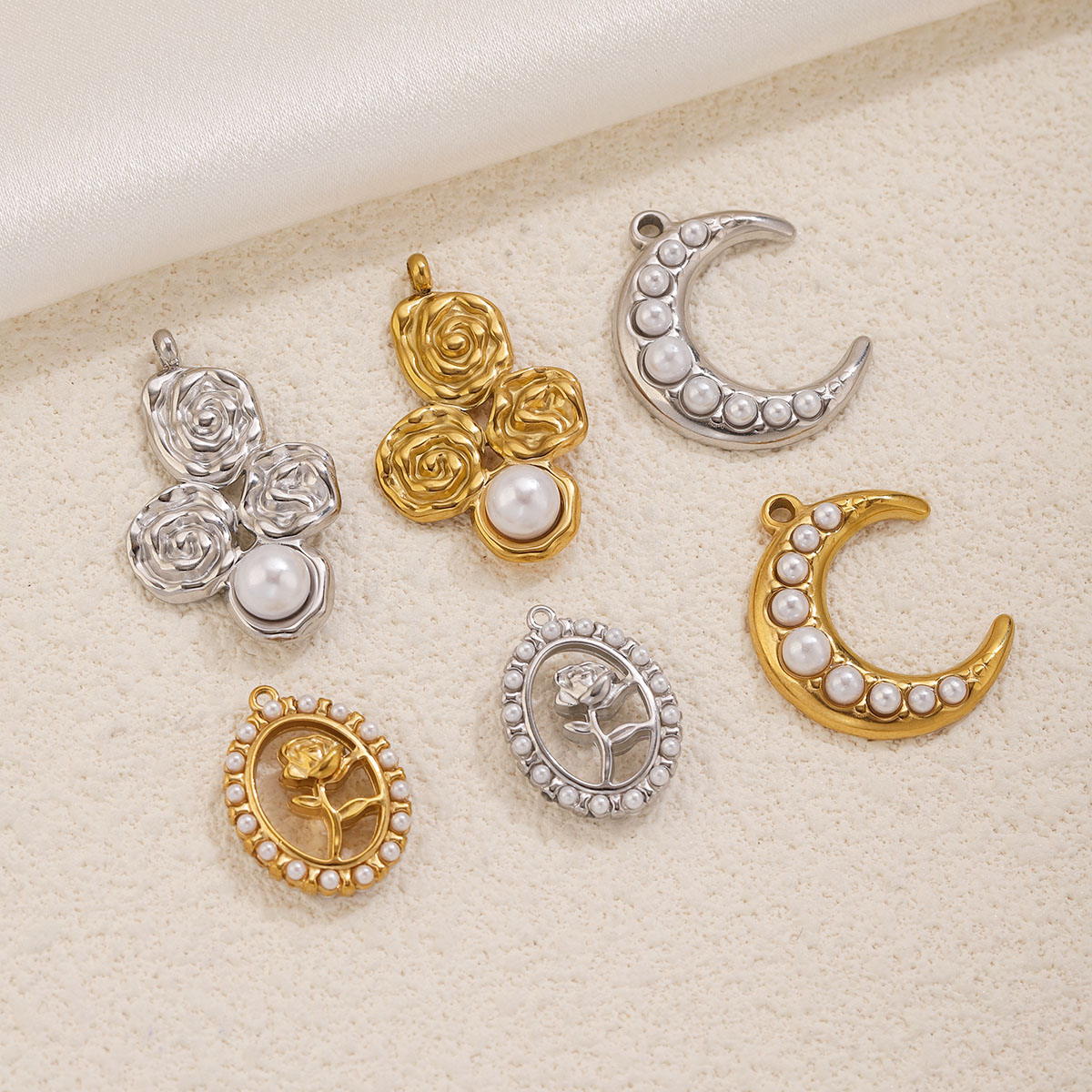 5 قطع من الفولاذ المقاوم للصدأ - مراجعة Moon Star Earrings وسعره