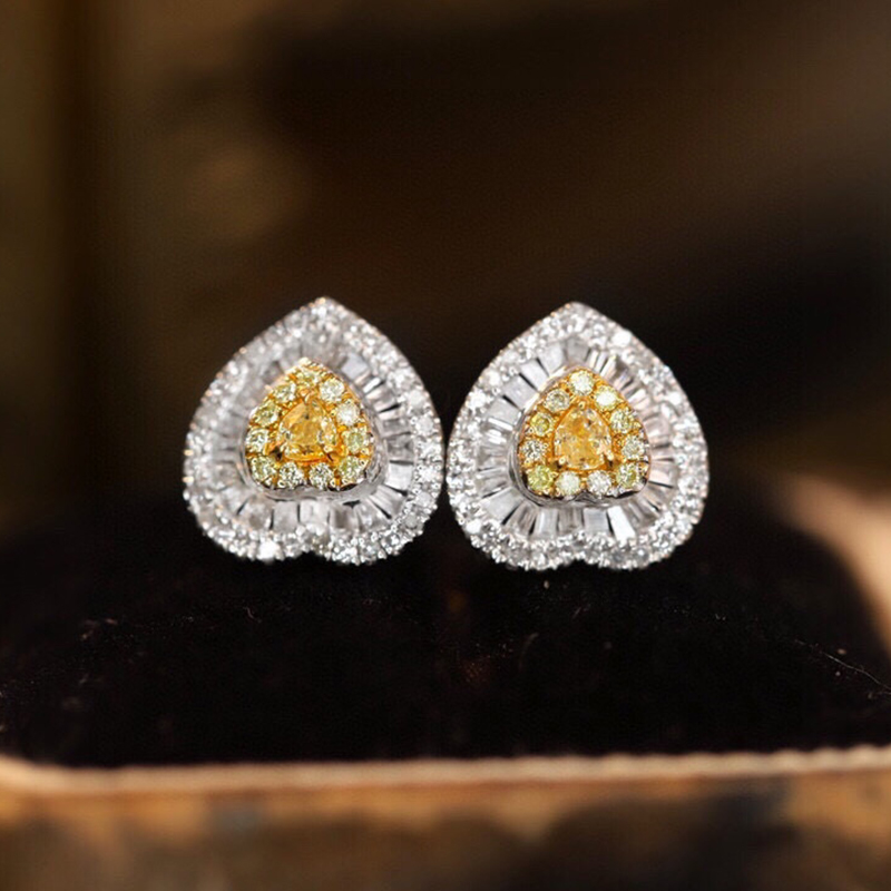 Aazuo ريال 18K الذهب الأبيض ال - مراجعة Diamond Stud Earrings وسعره