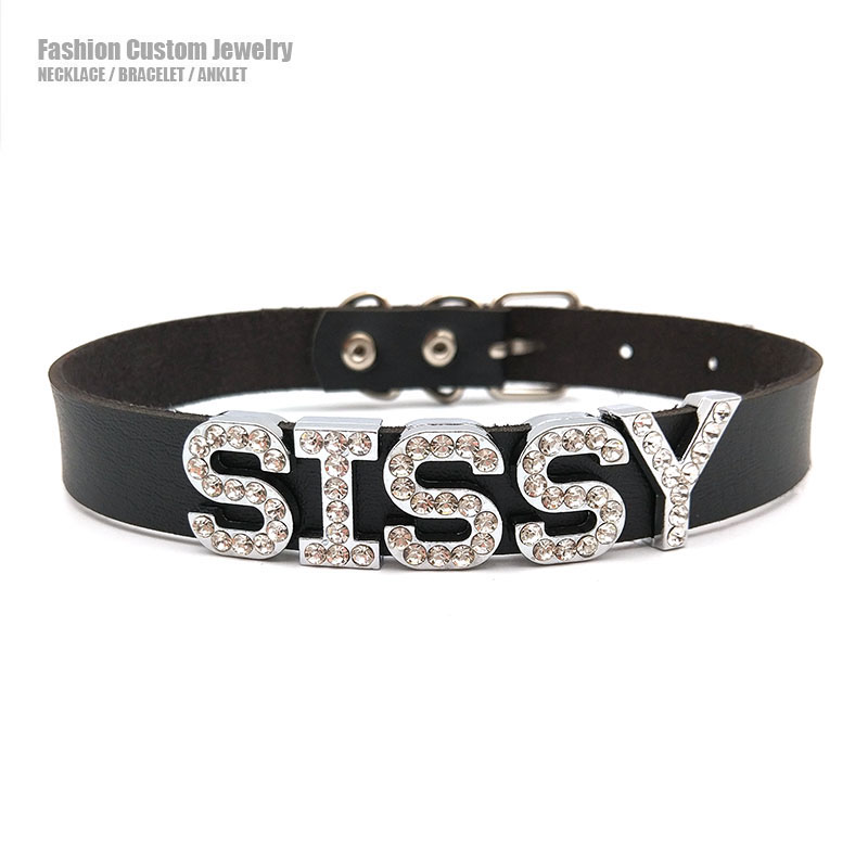 القلائد المخصصة حجر الراين رسا - مراجعة Crystal Choker Necklace وسعره