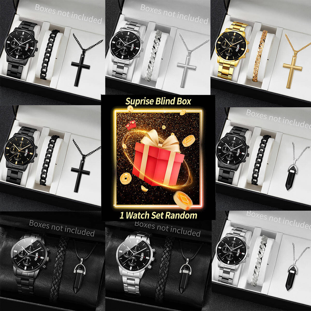 مفاجأة سر ساعة صندوق أعمى-3 قط - مراجعة Jewelry With Watches وسعره