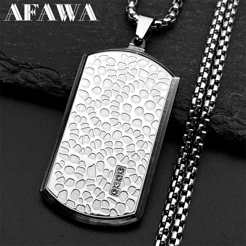 الرجعية الفولاذ المقاوم للصدأ  - مراجعة Mens Dog Tag Necklace وسعره