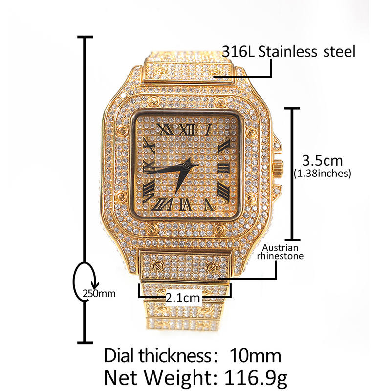 الهيب هوب الفاخرة كوارتز المعص - مراجعة Jewelry Clasp Watches وسعره