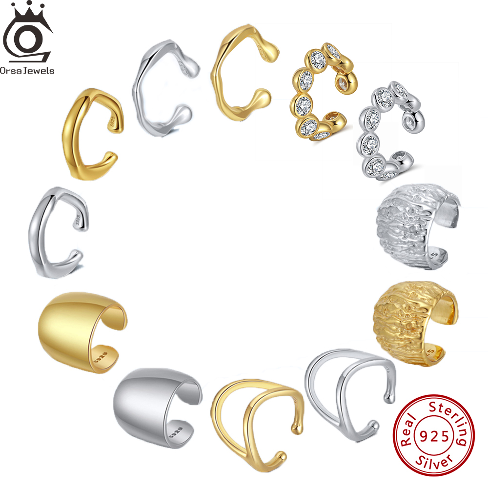 ORSA جواهر Soild 925 فضة الأذن - مراجعة Ear Cuff No Piercing وسعره