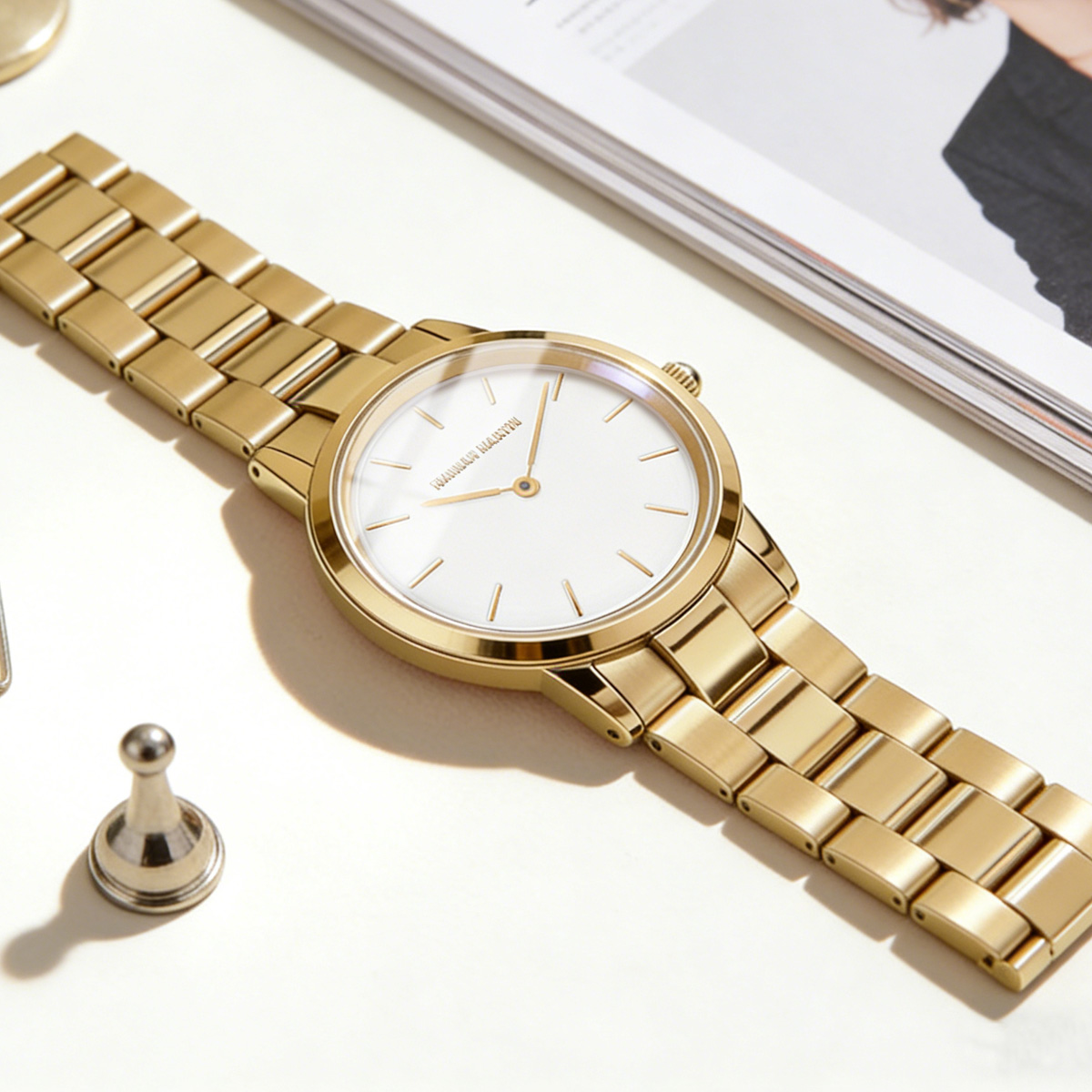 ساعة نسائية من الفولاذ المقاوم - مراجعة Jewelry Clasp Watches وسعره