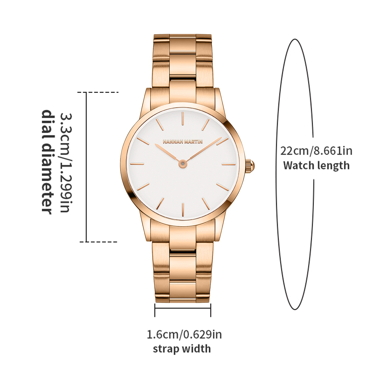ساعة نسائية من الفولاذ المقاوم - مراجعة Jewelry Clasp Watches وسعره