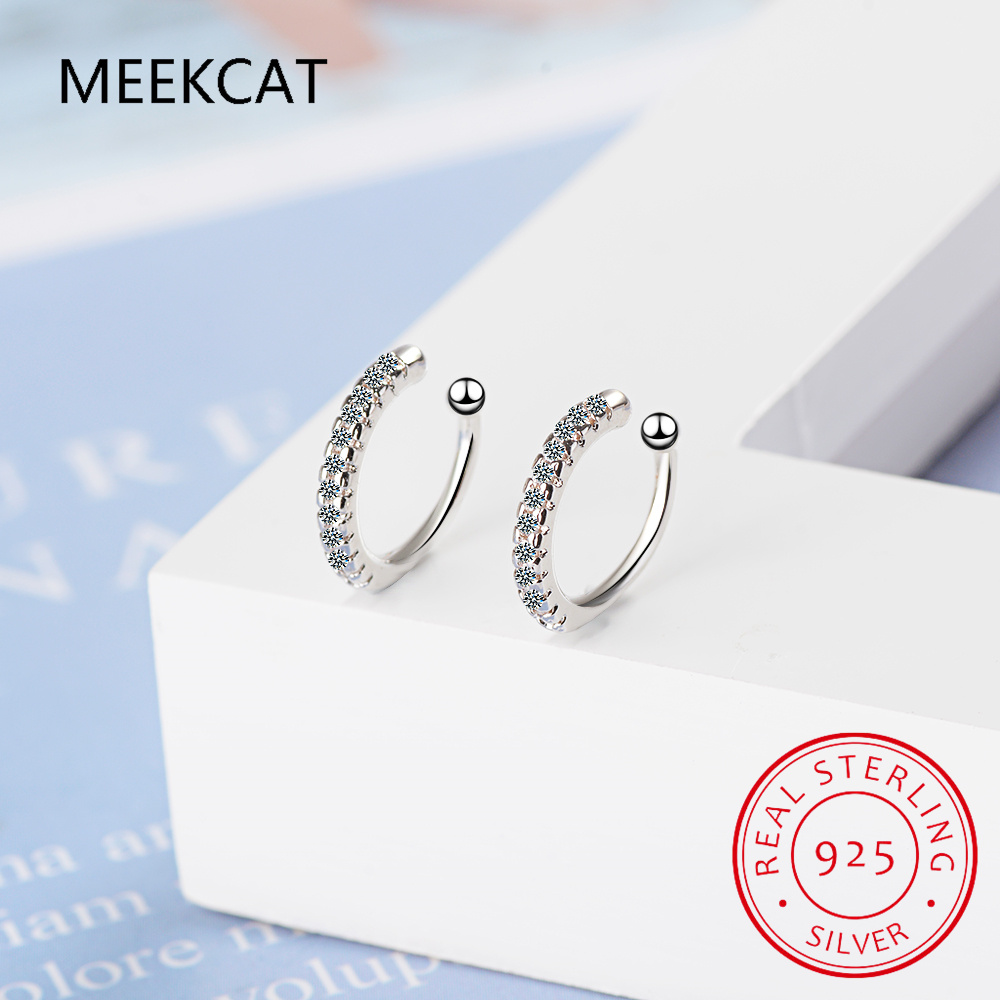 أقراط أذن من الفضة الإسترليني  - مراجعة Ear Cuff No Piercing وسعره